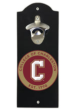 Load image into Gallery viewer, College of Charleston Wall Mounted Bottle Opener  Officially Licensed Collegiate Product
