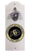 Load image into Gallery viewer, Colorado Buffaloes Wall Mounted Bottle Opener  Officially Licensed Collegiate Product
