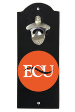 Load image into Gallery viewer, East Central University Tigers Wall Mounted Bottle Opener Black Officially Licensed Collegiate Product Black
