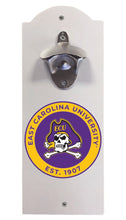 Load image into Gallery viewer, East Carolina Pirates Wall Mounted Bottle Opener  Officially Licensed Collegiate Product
