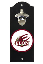 Load image into Gallery viewer, Elon University Wall Mounted Bottle Opener  Officially Licensed Collegiate Product
