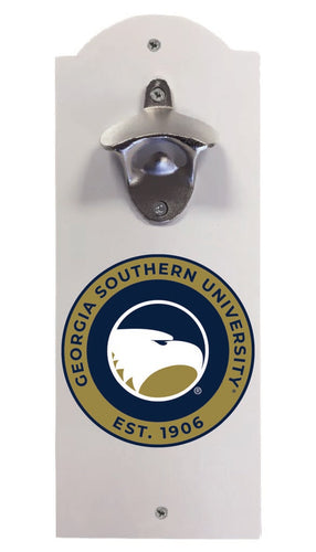 Georgia Southern Eagles Wall Mounted Bottle Opener White Officially Licensed Collegiate Product White