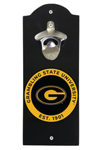 Load image into Gallery viewer, Grambling State Tigers Wall Mounted Bottle Opener Black Officially Licensed Collegiate Product Black
