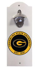 Load image into Gallery viewer, Grambling State Tigers Wall Mounted Bottle Opener  Officially Licensed Collegiate Product
