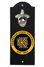 Load image into Gallery viewer, Kennesaw State University Wall Mounted Bottle Opener  Officially Licensed Collegiate Product
