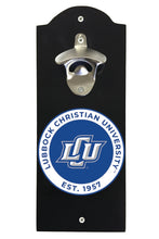 Load image into Gallery viewer, Lubbock Christian University Chaparral Wall Mounted Bottle Opener Black Officially Licensed Collegiate Product Black
