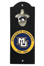 Load image into Gallery viewer, Marquette Golden Eagles Wall Mounted Bottle Opener  Officially Licensed Collegiate Product
