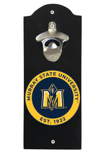 Load image into Gallery viewer, Murray State University Wall Mounted Bottle Opener Black Officially Licensed Collegiate Product Black
