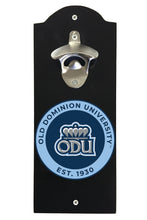 Load image into Gallery viewer, Old Dominion Monarchs Wall Mounted Bottle Opener Black Officially Licensed Collegiate Product Black
