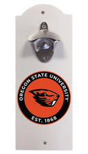 Load image into Gallery viewer, Oregon State Beavers Wall Mounted Bottle Opener White Officially Licensed Collegiate Product White
