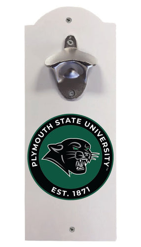 Plymouth State University Wall Mounted Bottle Opener White Officially Licensed Collegiate Product White