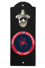 Load image into Gallery viewer, Richmond Spiders Wall Mounted Bottle Opener  Officially Licensed Collegiate Product
