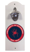 Load image into Gallery viewer, Richmond Spiders Wall Mounted Bottle Opener White Officially Licensed Collegiate Product White
