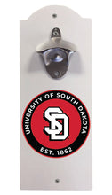 Load image into Gallery viewer, South Dakota Coyotes Wall Mounted Bottle Opener  Officially Licensed Collegiate Product
