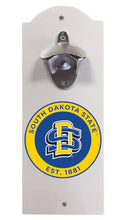 Load image into Gallery viewer, South Dakota State Jackrabbits Wall Mounted Bottle Opener  Officially Licensed Collegiate Product
