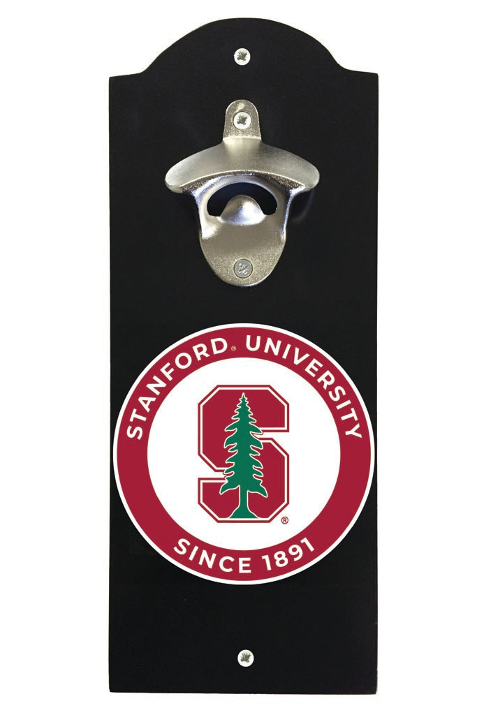 Stanford University Wall Mounted Bottle Opener Black Officially Licensed Collegiate Product Black