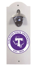 Load image into Gallery viewer, Tarleton State University Wall Mounted Bottle Opener White Officially Licensed Collegiate Product White
