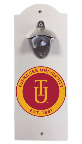 Tuskegee University Wall Mounted Bottle Opener White Officially Licensed Collegiate Product White