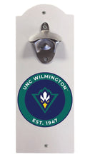 Load image into Gallery viewer, North Carolina Wilmington Seahawks Wall Mounted Bottle Opener  Officially Licensed Collegiate Product
