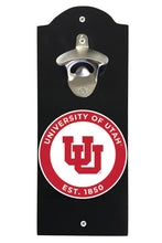 Load image into Gallery viewer, Utah Utes Wall Mounted Bottle Opener  Officially Licensed Collegiate Product
