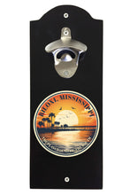 Load image into Gallery viewer, Biloxi Mississippi Design A Souvenir Wall mounted bottle opener
