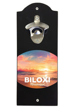 Load image into Gallery viewer, Biloxi Mississippi Design B Souvenir Wall mounted bottle opener
