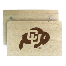 Load image into Gallery viewer, Colorado Buffaloes Wooden 2&quot; x 3&quot; Fridge Magnet Officially Licensed Collegiate Product
