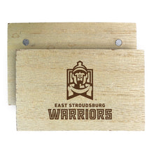 Load image into Gallery viewer, East Stroudsburg University Wooden 2&quot; x 3&quot; Fridge Magnet Officially Licensed Collegiate Product
