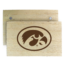 Load image into Gallery viewer, Iowa Hawkeyes Wooden 2&quot; x 3&quot; Fridge Magnet Officially Licensed Collegiate Product
