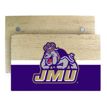 Load image into Gallery viewer, James Madison Dukes Wooden 2&quot; x 3&quot; Fridge Magnet Officially Licensed Collegiate Product
