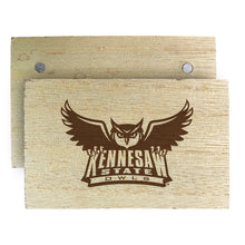 Load image into Gallery viewer, Kennesaw State University Wooden 2&quot; x 3&quot; Fridge Magnet Officially Licensed Collegiate Product
