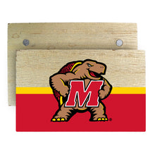 Load image into Gallery viewer, Maryland Terrapins Wooden 2&quot; x 3&quot; Fridge Magnet Officially Licensed Collegiate Product
