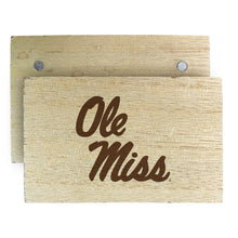 Load image into Gallery viewer, Mississippi Rebels &quot;Ole Miss&quot; Wooden 2&quot; x 3&quot; Fridge Magnet Officially Licensed Collegiate Product
