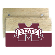 Load image into Gallery viewer, Mississippi State Bulldogs Wooden 2&quot; x 3&quot; Fridge Magnet Officially Licensed Collegiate Product
