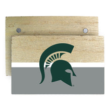 Load image into Gallery viewer, Michigan State Spartans Wooden 2&quot; x 3&quot; Fridge Magnet Officially Licensed Collegiate Product
