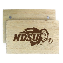 Load image into Gallery viewer, North Dakota State Bison Wooden 2&quot; x 3&quot; Fridge Magnet Officially Licensed Collegiate Product
