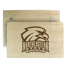 Load image into Gallery viewer, Northeastern State University Riverhawks Wooden 2&quot; x 3&quot; Fridge Magnet Officially Licensed Collegiate Product
