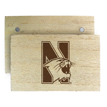 Load image into Gallery viewer, Northwestern University Wildcats Wooden 2&quot; x 3&quot; Fridge Magnet Officially Licensed Collegiate Product
