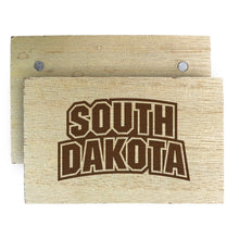 Load image into Gallery viewer, South Dakota Coyotes Wooden 2&quot; x 3&quot; Fridge Magnet Officially Licensed Collegiate Product
