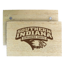 Load image into Gallery viewer, University of Southern Indiana Wooden 2&quot; x 3&quot; Fridge Magnet Officially Licensed Collegiate Product
