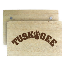 Load image into Gallery viewer, Tuskegee University Wooden 2&quot; x 3&quot; Fridge Magnet Officially Licensed Collegiate Product
