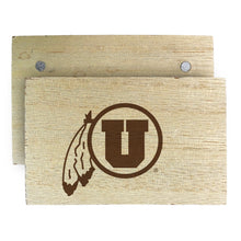 Load image into Gallery viewer, Utah Utes Wooden 2&quot; x 3&quot; Fridge Magnet Officially Licensed Collegiate Product
