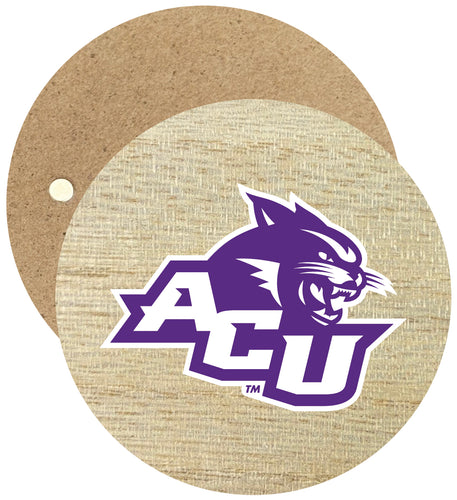 Abilene Christian University Round Wooden 2.5