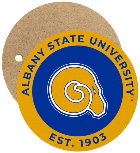 Albany State University Round Wooden 2.5