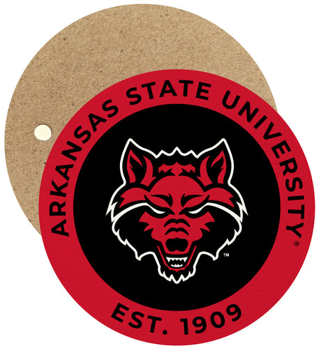 Arkansas State Round Wooden 2.5