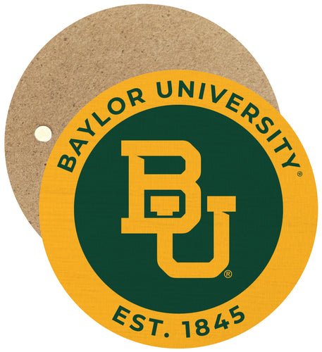 Baylor Bears Round Wooden 2.5