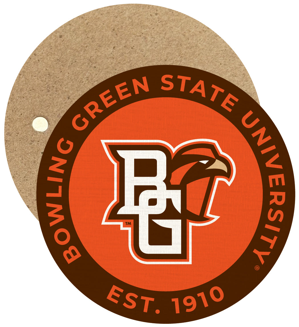 Bowling Green Falcons Round Wooden 2.5