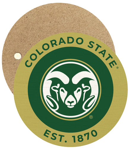 Colorado State Rams Round Wooden 2.5