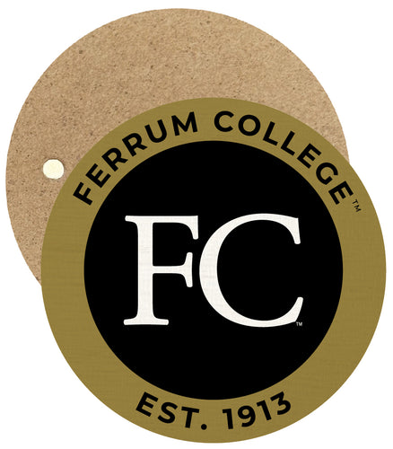 Ferrum College Round Wooden 2.5