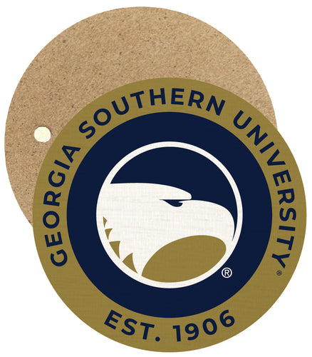 Georgia Southern Eagles Round Wooden 2.5